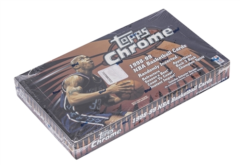 1998-99 Topps Chrome Basketball Sealed Box 